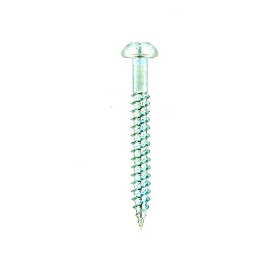Securit S8206 Round Head ZP Twinthread Screws 6 x 3/4" Pack Of 32